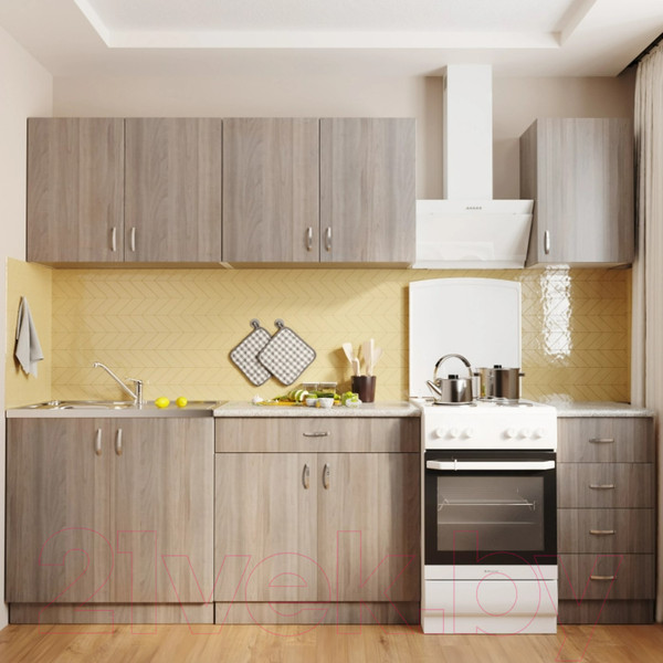 Изображение товара Шкаф под мойку No Brand 60 ЛДСП / 535087 (шимо/ясень светлый)