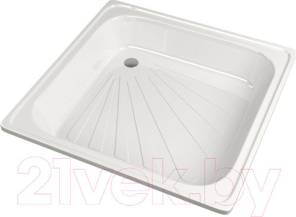 Изображение товара Душевой поддон No Brand Квадрат 0.8x0.8x0.14 d 50 (стальной)