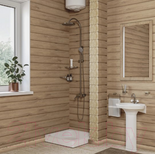 Изображение товара Душевой поддон No Brand Квадрат 0.8x0.8x0.14 d 50 (стальной)