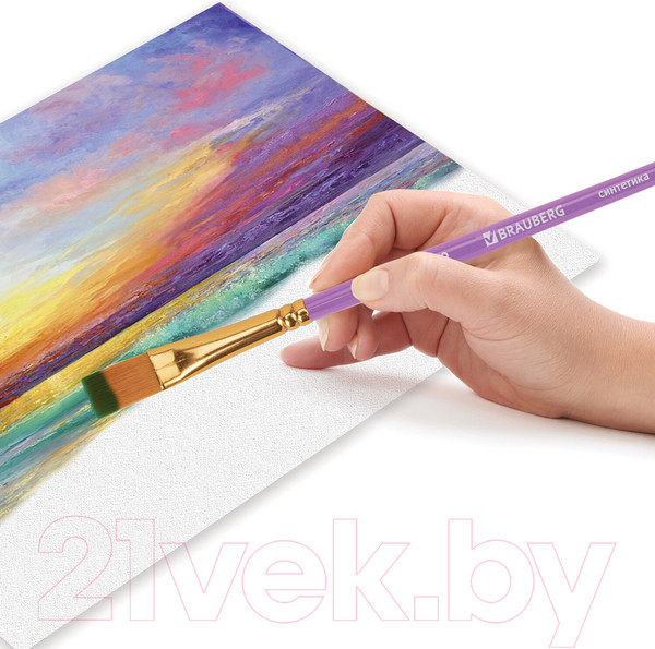 Изображение товара Набор кистей Brauberg Синтетика / 201029 (10шт)