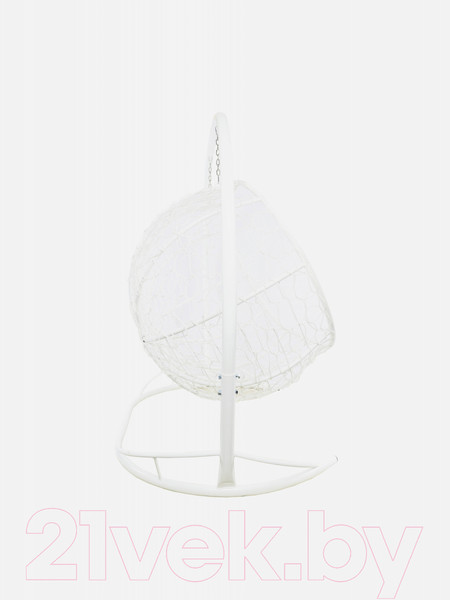 Изображение товара Диван подвесной M-Group Лежебока / 11180101 (с белым ротангом/бежевая подушка)