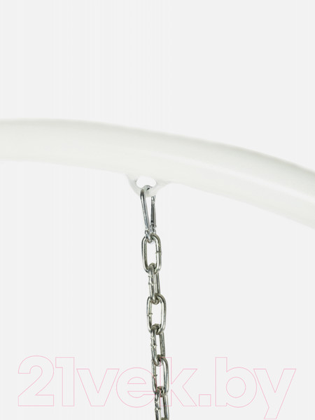 Изображение товара Диван подвесной M-Group Лежебока / 11180102 (с белым ротангом/бордовая подушка)