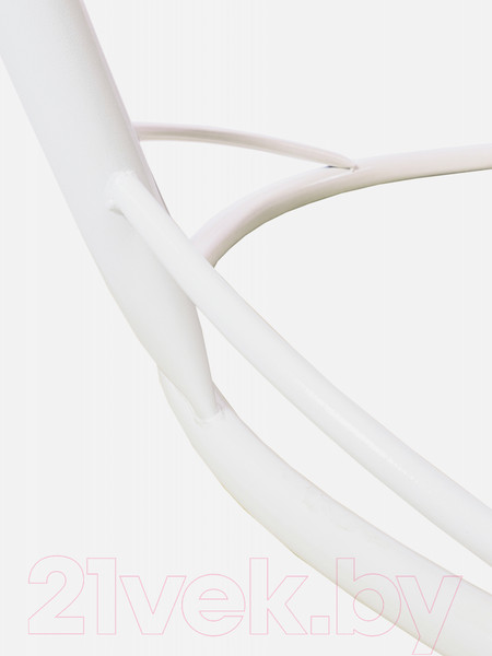 Изображение товара Диван подвесной M-Group Лежебока / 11180106 (с белым ротангом/красная подушка)