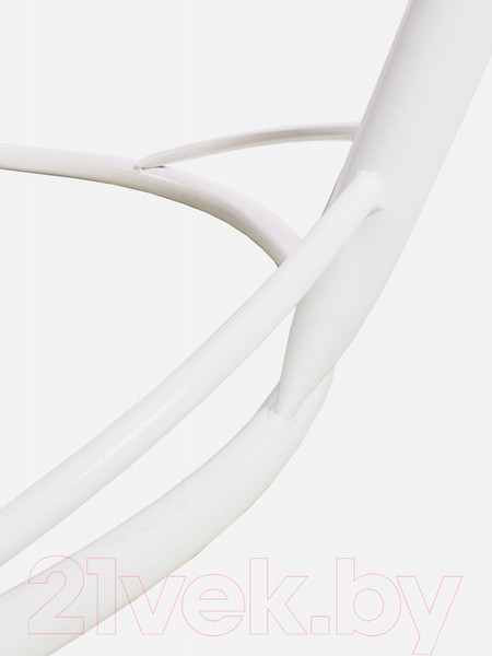 Изображение товара Диван подвесной M-Group Лежебока / 11180108 (с белым ротангом/розовая подушка)