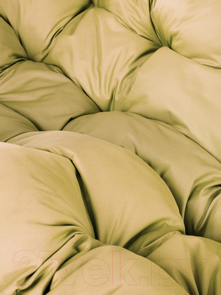 Изображение товара Диван подвесной M-Group Лежебока / 11180201 (с коричневым ротангом/бежевая подушка)