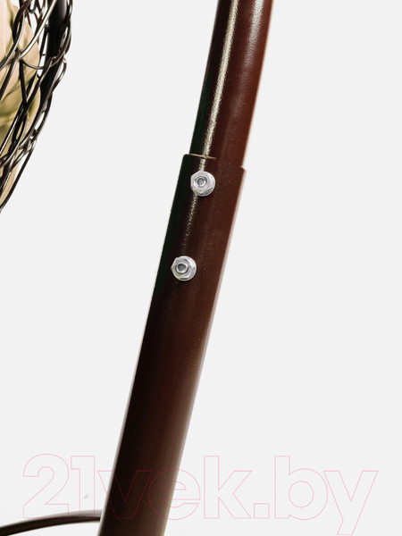 Изображение товара Диван подвесной M-Group Лежебока / 11180201 (с коричневым ротангом/бежевая подушка)