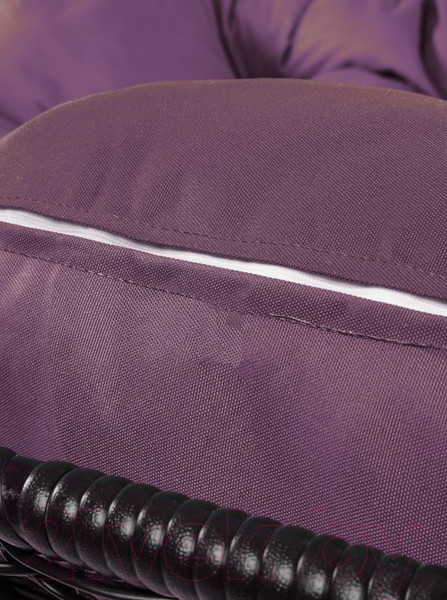 Изображение товара Диван подвесной M-Group Лежебока / 11180202 (с коричневым ротангом/бордовая подушка)