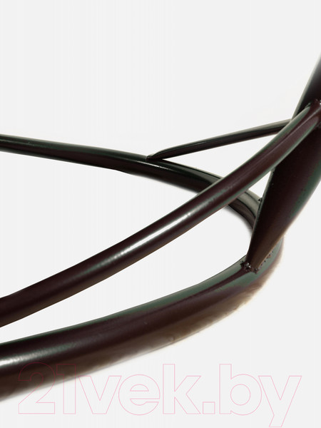 Изображение товара Диван подвесной M-Group Лежебока / 11180209 (с коричневым ротангом/серая подушка)