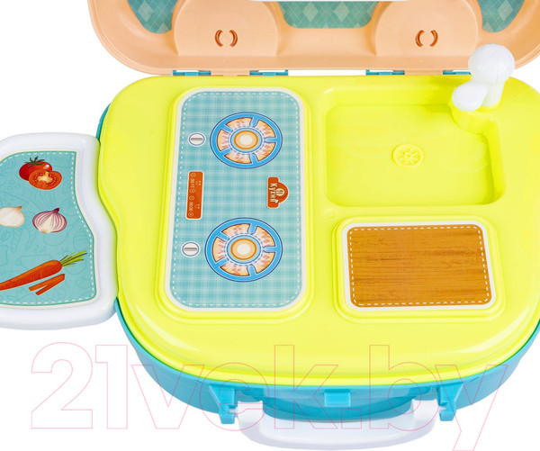 Изображение товара Детская кухня Bondibon В чемоданчике / ВВ5971