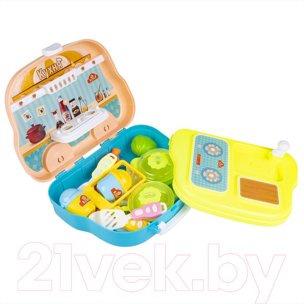 Изображение товара Детская кухня Bondibon В чемоданчике / ВВ5971