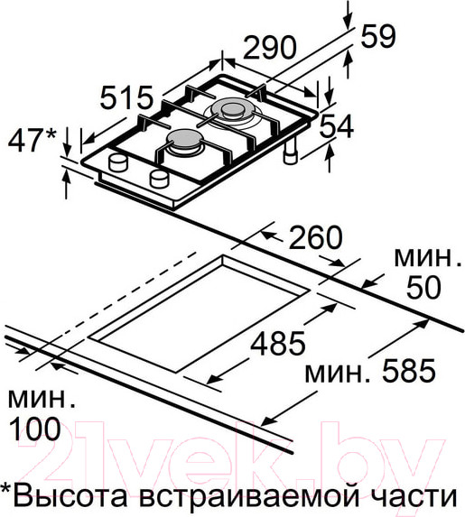 Изображение товара Газовая варочная панель Maunfeld EGHG.32.73CB2/G