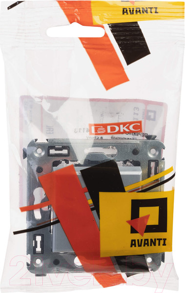 Изображение товара Выключатель DKC Avanti 4404113 (закаленная сталь)