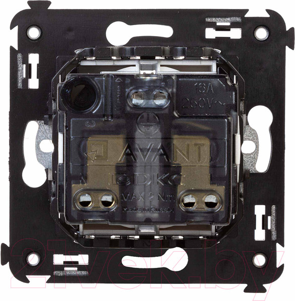 Изображение товара Розетка DKC Avanti 4404003 (закаленная сталь)