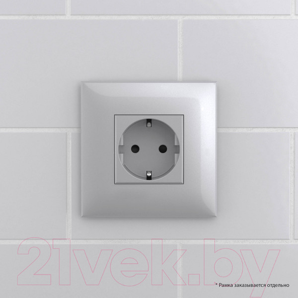 Изображение товара Розетка DKC Avanti 4404003 (закаленная сталь)