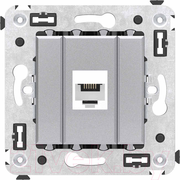 Изображение товара Розетка DKC Avanti / 4404613 (закаленная сталь)