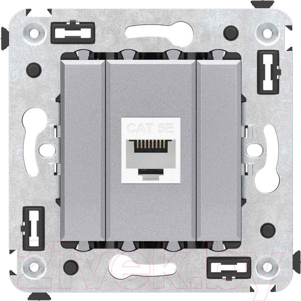 Изображение товара Розетка DKC Avanti / 4404663 (закаленная сталь)