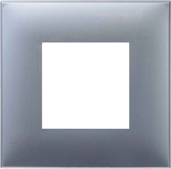 Изображение товара Рамка для выключателей и розеток DKC Avanti 4404902 (закаленная сталь)