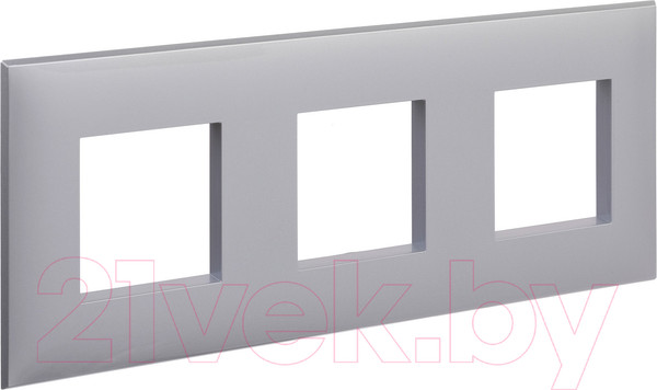 Изображение товара Рамка для выключателей и розеток DKC Avanti 4404906 (закаленная сталь)