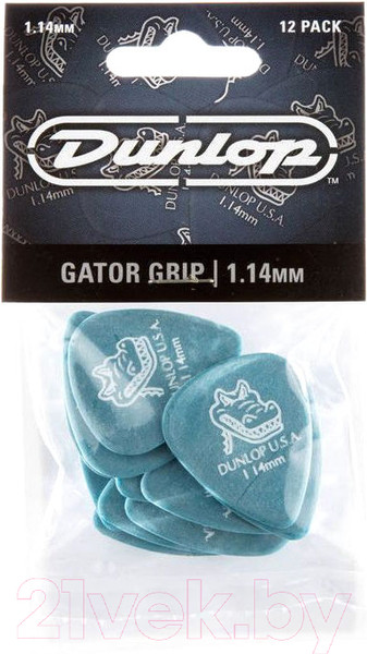 Изображение товара Набор медиаторов Dunlop Manufacturing Manufacturing 417P1.14 Gator Grip