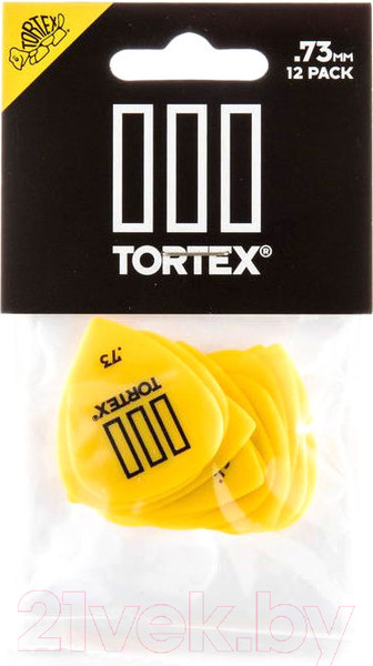Изображение товара Набор медиаторов Dunlop Manufacturing 462P.73 Tortex III