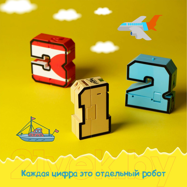 Изображение товара Робот-трансформер Автоботы Робоцифры 0-9 YB188-37E / 6919908