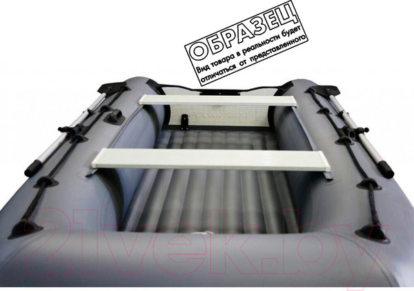 Изображение товара Надувная лодка Polar Bird Merlin PB- 360M ПБ58 НДНД (черный/белый)