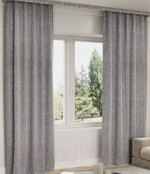 Изображение товара Штора LEGRAND Блисс 150x280 / 58118953 (серый)