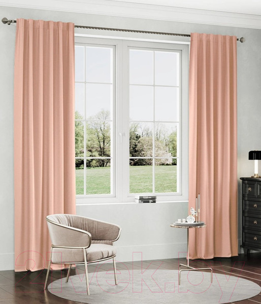 Изображение товара Штора LEGRAND Канвас 150x280 / 58118755 (пудра)