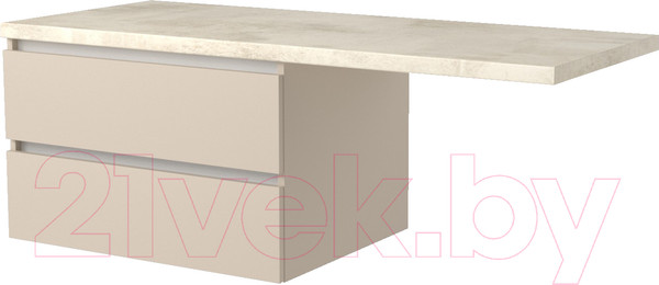 Изображение товара Тумба под умывальник Дабер 003 / Т3.8.0.17Б (бежевый/белый)