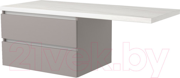 Изображение товара Тумба под умывальник Дабер 003 / Т3.8.0.4Б (серый/белый)