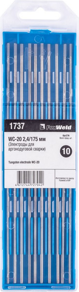 Изображение товара Электрод FoxWeld WC-20 2.4мм/175мм / 1737