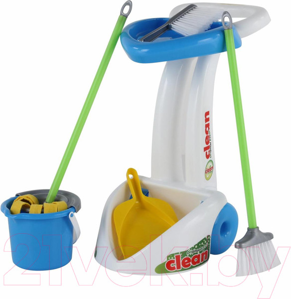 Изображение товара Набор хозяйственный игрушечный Полесье Чистюля / 70258