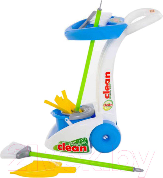 Изображение товара Набор хозяйственный игрушечный Полесье Чистюля / 70258