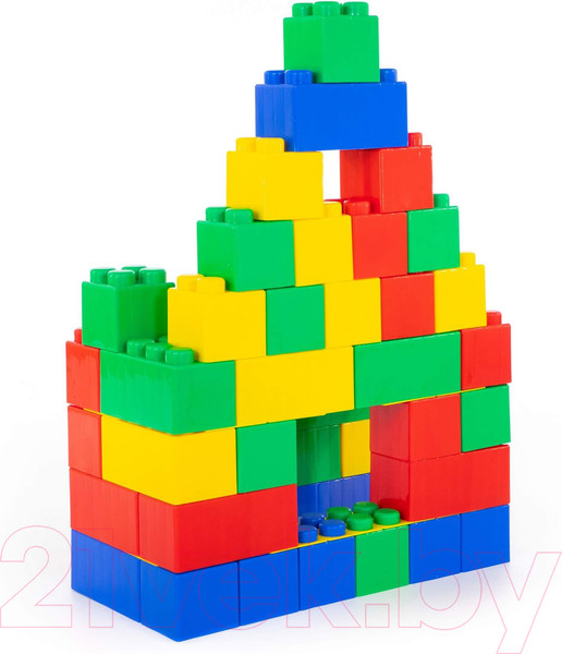 Изображение товара Конструктор Полесье Строительный XXL / 68033 (45эл)