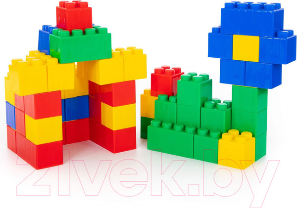 Изображение товара Конструктор Полесье Строительный XXL / 68033 (45эл)