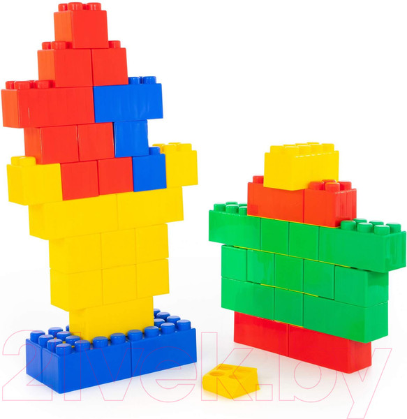 Изображение товара Конструктор Полесье Строительный XXL / 68033 (45эл)