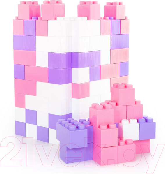 Изображение товара Конструктор Полесье Строительный XXL / 68088 (72эл)