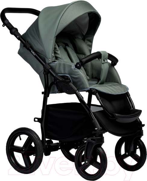 Изображение товара Детская универсальная коляска INDIGO Impulse Eco 2 в 1 (Ie 01, шалфей кожа/шалфей)