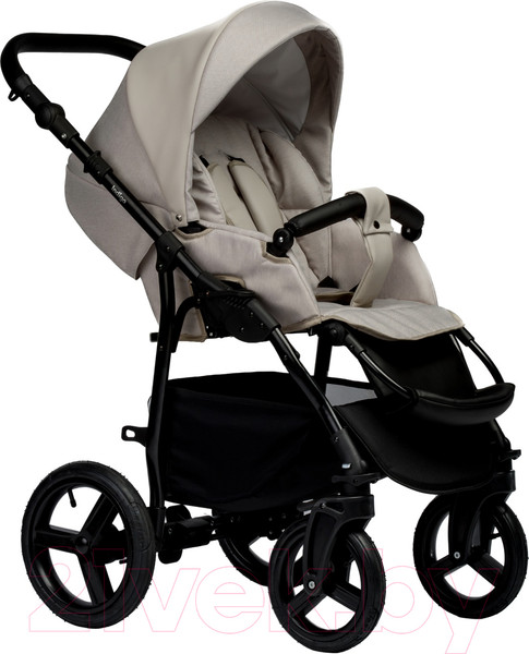 Изображение товара Детская универсальная коляска INDIGO Impulse Eco 2 в 1 (Ie 02, бежевая кожа/бежевый)