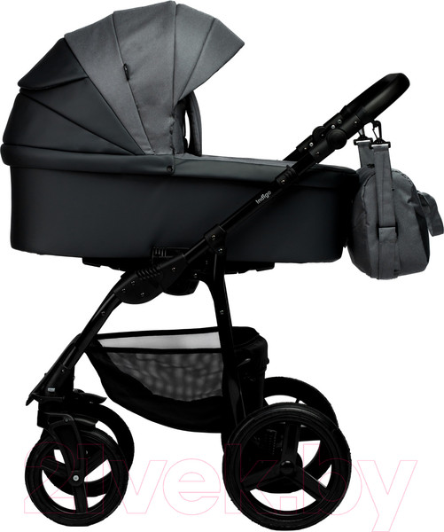 Изображение товара Детская универсальная коляска INDIGO Impulse Eco 2 в 1 (Ie 06, серая кожа/серый)