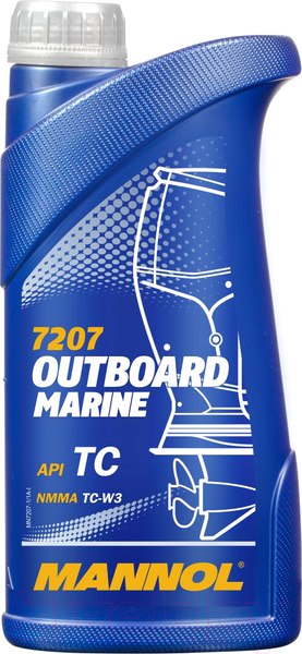 Изображение товара Моторное масло Mannol 2-Takt Outboard Marine API TC NMMA TC-W3 / MN7207-1