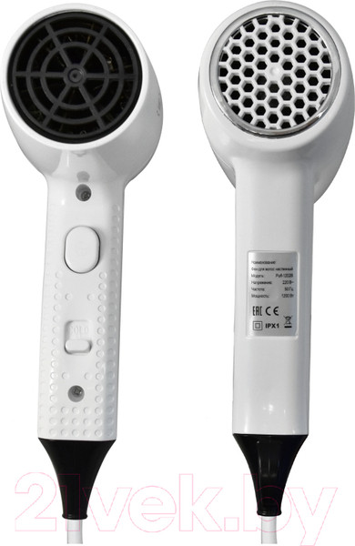 Изображение товара Фен настенный Puff 1202B (белый)