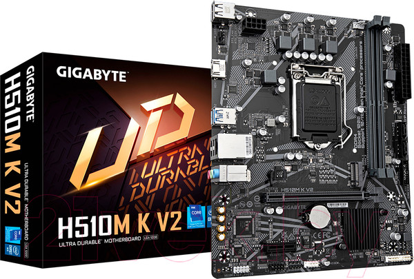 Изображение товара Материнская плата Gigabyte H510M K V2