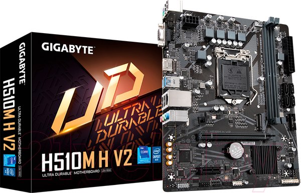 Изображение товара Материнская плата Gigabyte H510M H V2