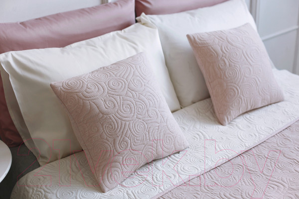 Изображение товара Наволочка Perina Завитки / НД-02.4-1 (бежевый)