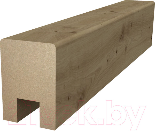 Изображение товара Рейка интерьерная Andlen Decor Г-190 МДФ Артисан (2800x28x40мм)