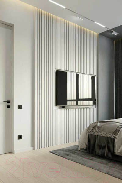 Изображение товара Рейка интерьерная Andlen Decor Г-190 МДФ Андерсен (2800x28x40мм)