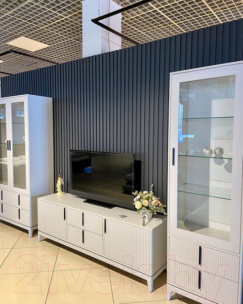 Изображение товара Реечная панель Andlen Decor ПН-37 МДФ Графит (2800x123x19мм)