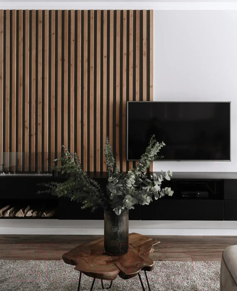 Изображение товара Реечная панель Andlen Decor ПН-38 МДФ НФ Дуб (2800x123x12мм)