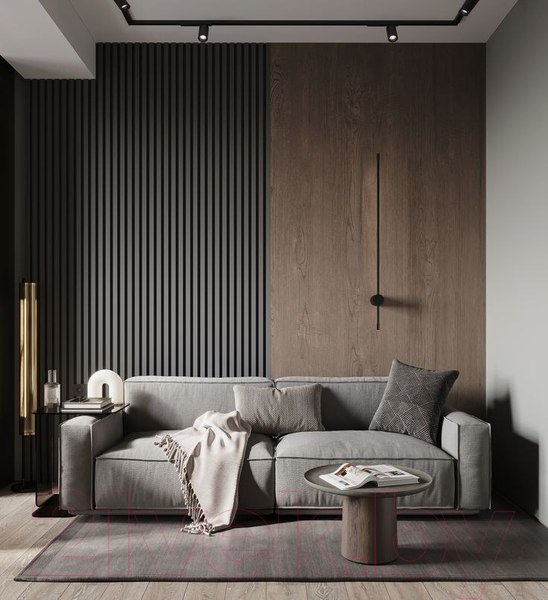 Изображение товара Реечная панель Andlen Decor ПН-43 МДФ Белабел (2800x123x12мм)